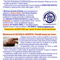 MINICORSI GRATUITI DI SHIATSU a Ponte nelle Alpi (BL) c/o Centro Olistico SoleLuna