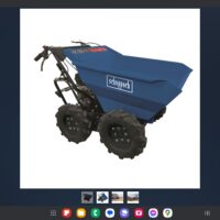 Motocarriola 4x4 mini dumper